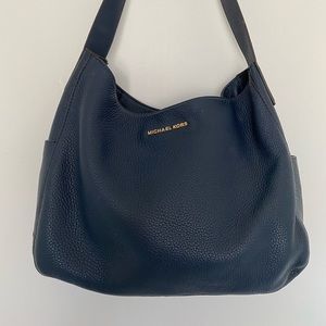 Michael Michael Kors Large Navy Shoulder Bag